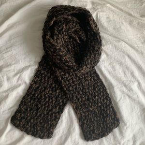 Vintage multi-color chunky scarf